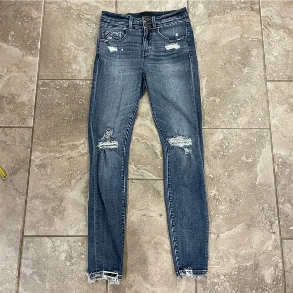 Buckle Black Women’s Fit No 35 Ankle Skinny Jeans Sz 28‎ x 29 - Picture 2 of 16